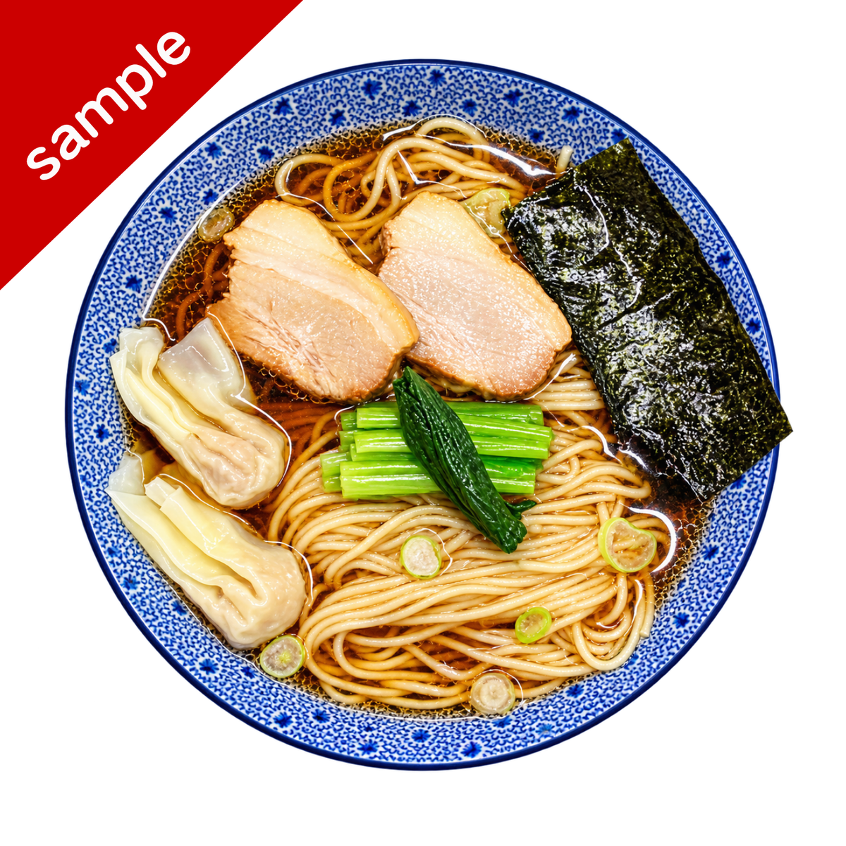 #「中華そば」セット(サンプル)