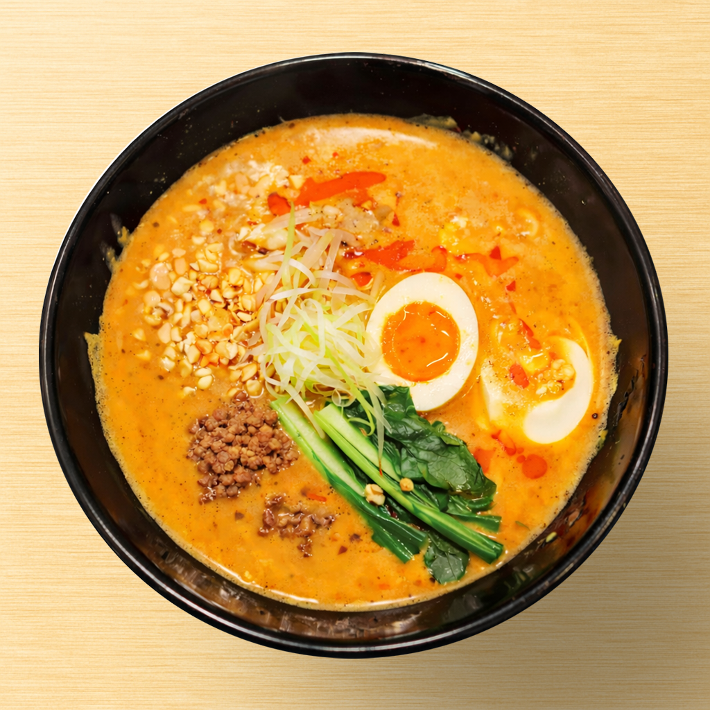 「担担麺と麻婆豆腐の店 柳橋虎玄」風インスパイアかえし（サンプル）