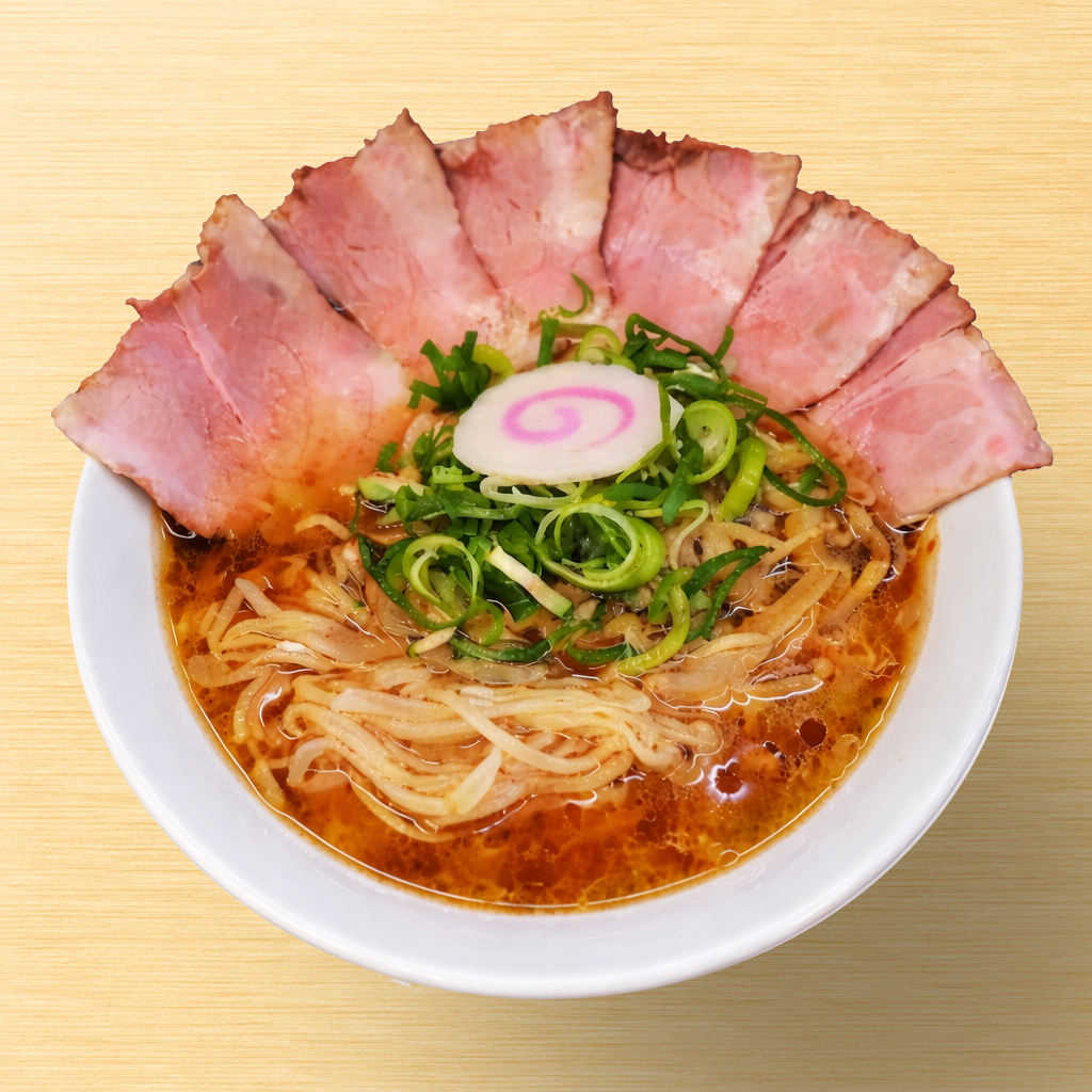 「鶏そば 綴る」風インスパイアかえし（サンプル）