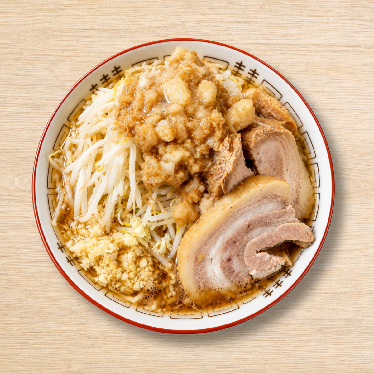 『二郎系ラーメン風』再現レシピ