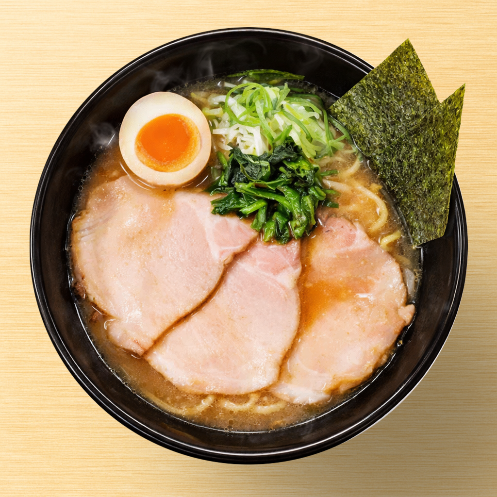 「濃厚豚骨醤油ラーメン ブタシャモジ」風インスパイアかえし（サンプル）