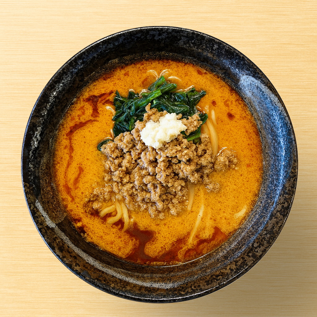 「地獄の担担麺 護摩龍」風インスパイアかえし（サンプル）