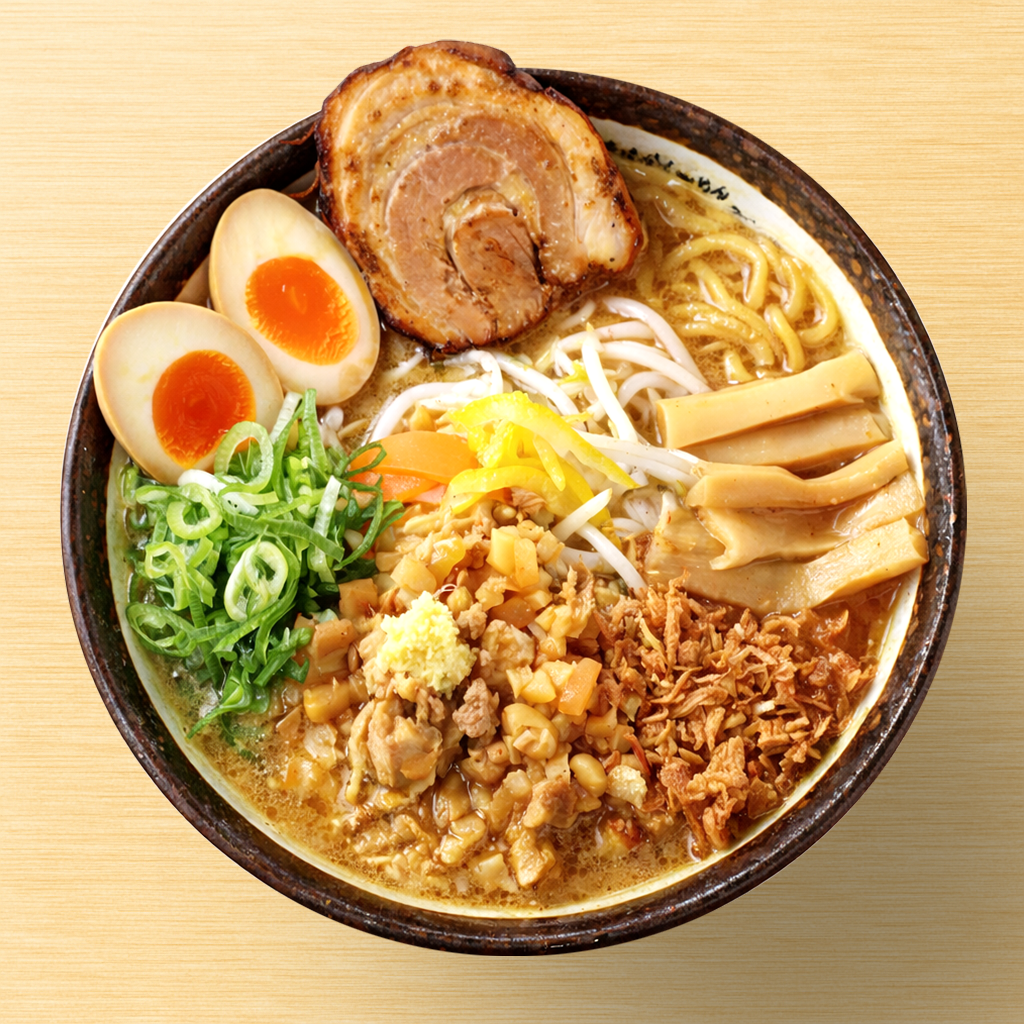 「吟醸味噌らーめん まごころ亭」風インスパイアかえし（サンプル）