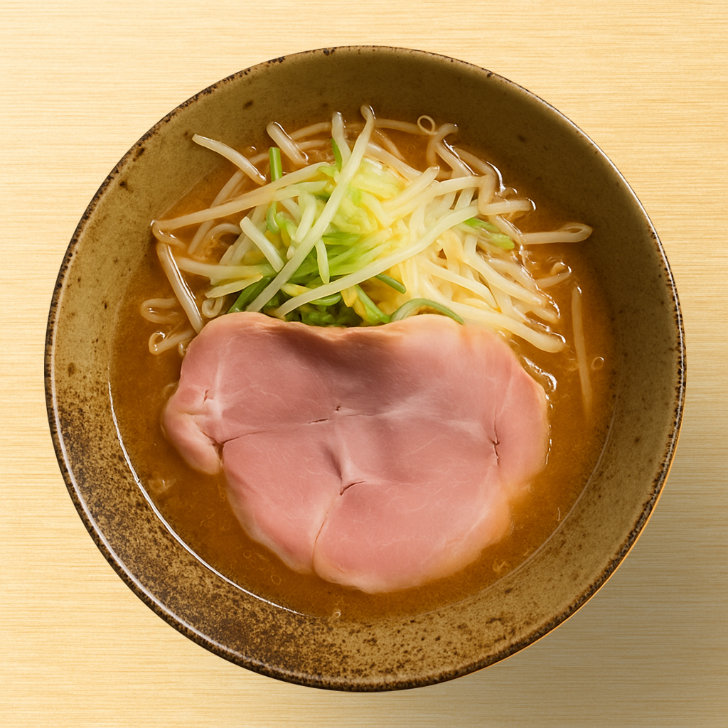 「純米味噌らーめん なかむら」風インスパイアかえし（サンプル）