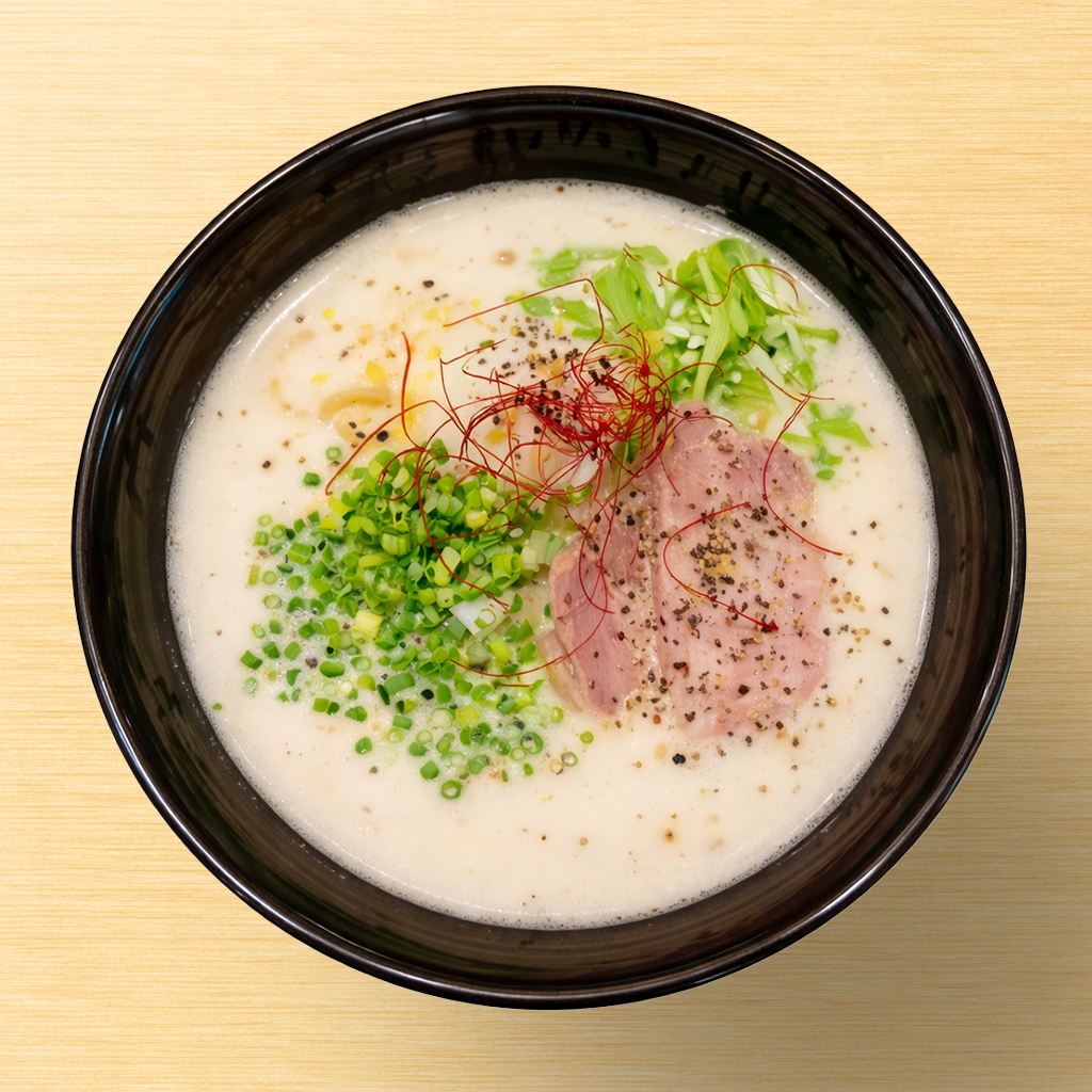 「麺屋はやぶさ」風インスパイアかえし（サンプル）
