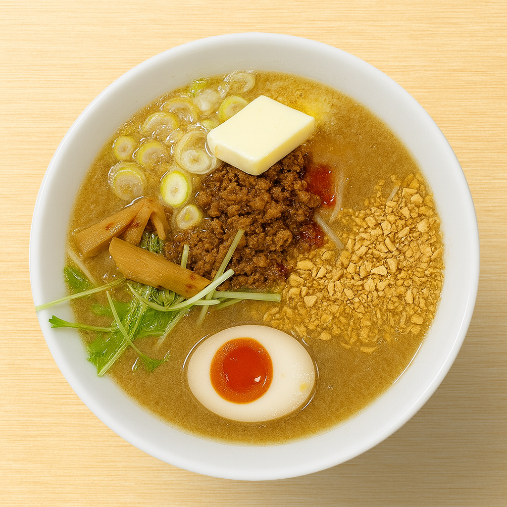 「らーめん処 歩や」風インスパイアかえし（サンプル）