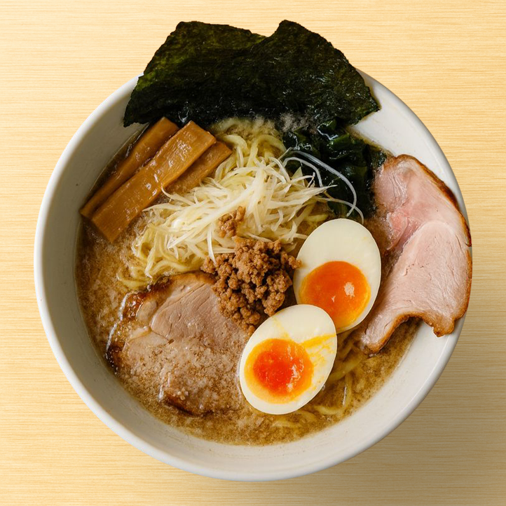 「コッテリの塩らー麺専門店 MANNISH」風インスパイアかえし（サンプル）