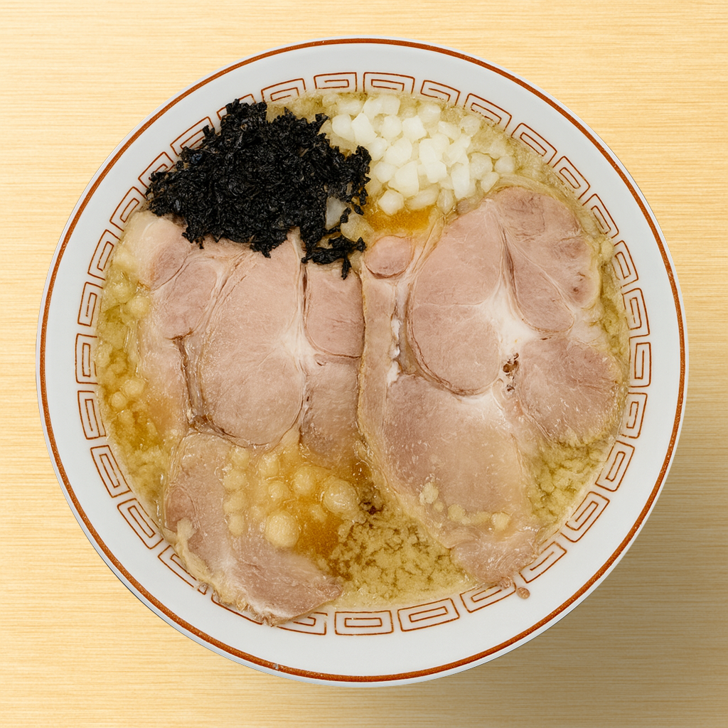 「背脂煮干中華そば 和市」風インスパイアかえし（サンプル）