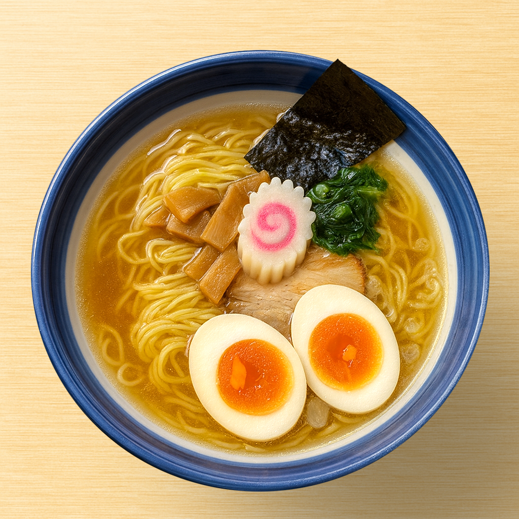 「函館ラーメン しお貫」風インスパイアかえし（サンプル）