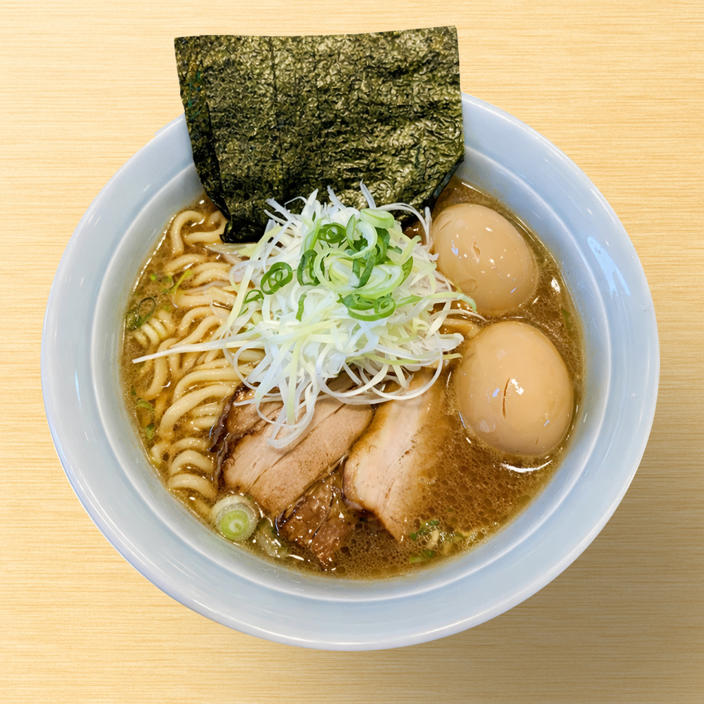 「豚骨醤油 三輪」風インスパイアかえし（サンプル）