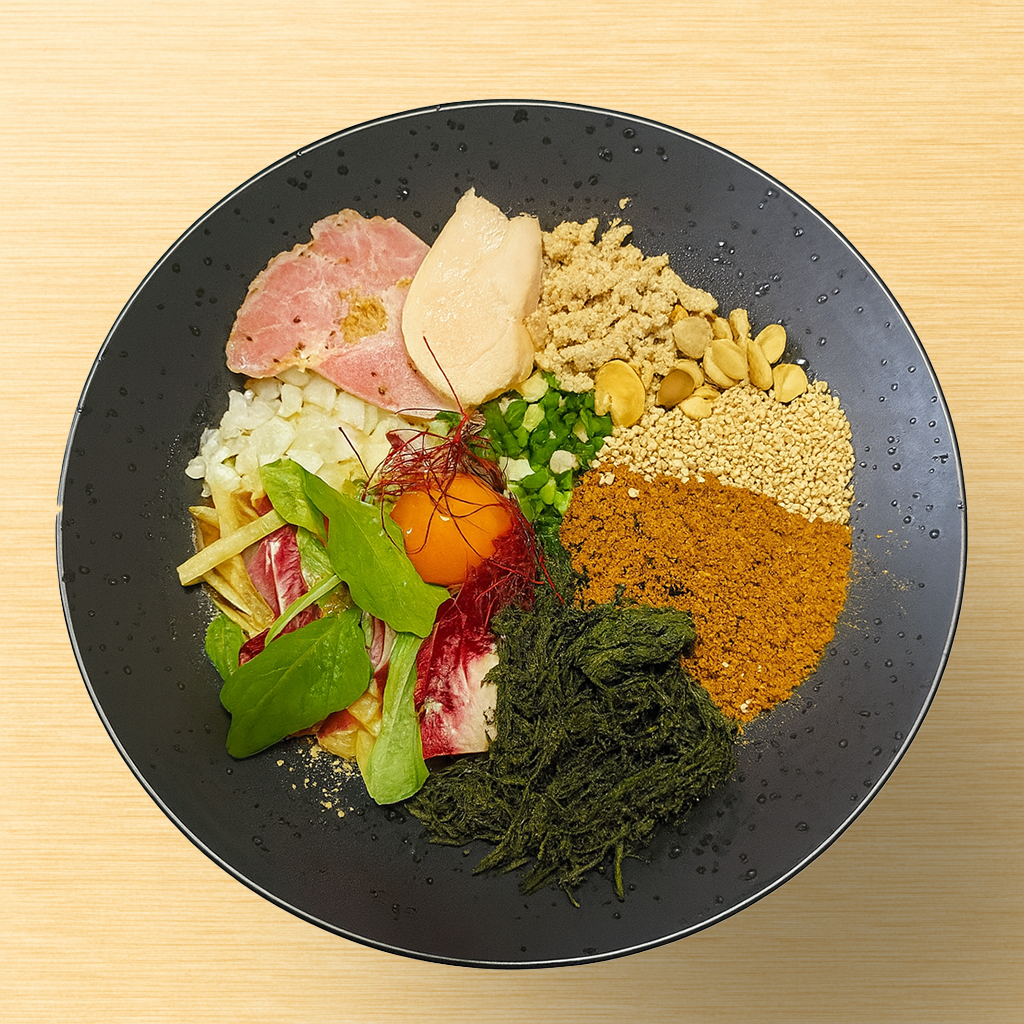 「まぜそば めん佳」風インスパイアかえし（サンプル）